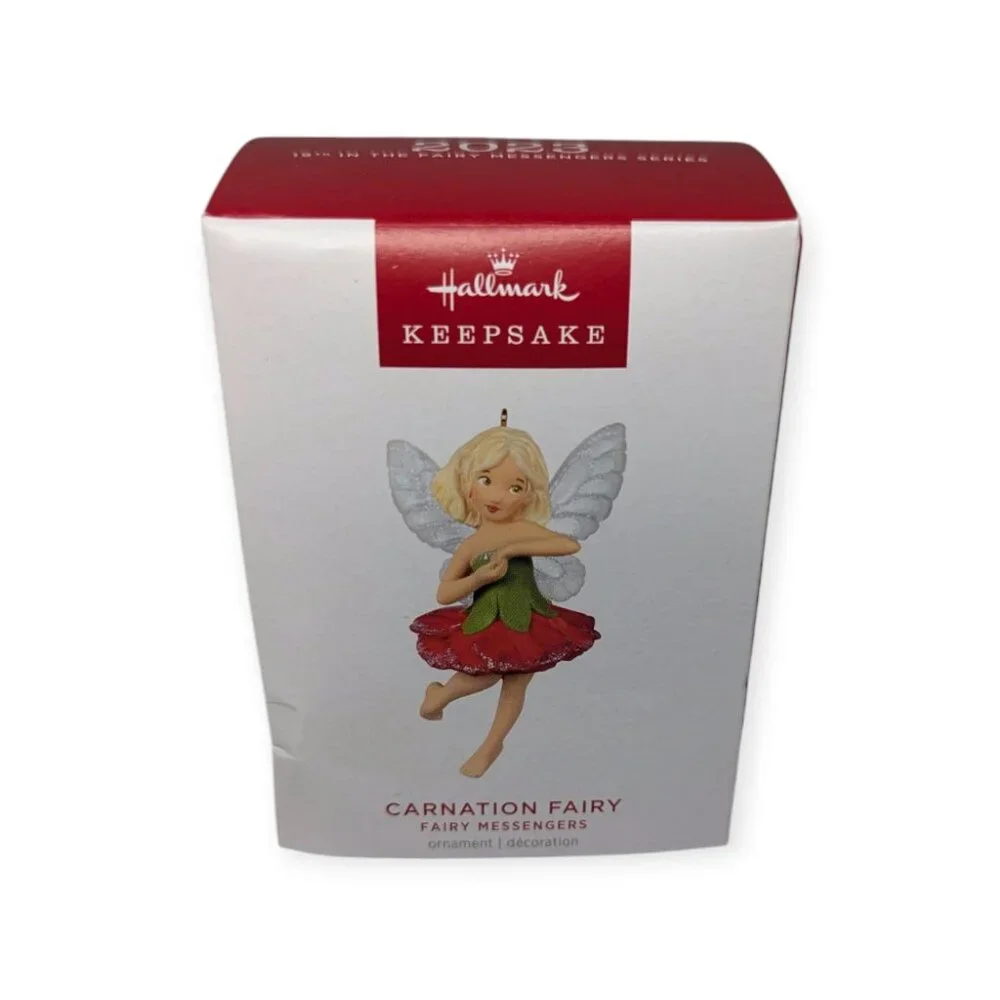 Hallmark Keepsake Ornament 2023 Carnation Fairy NIB